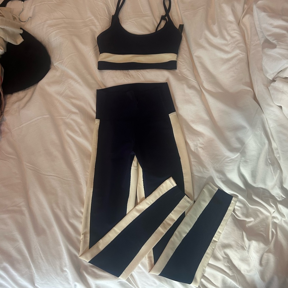 Beachriot - navy and white set